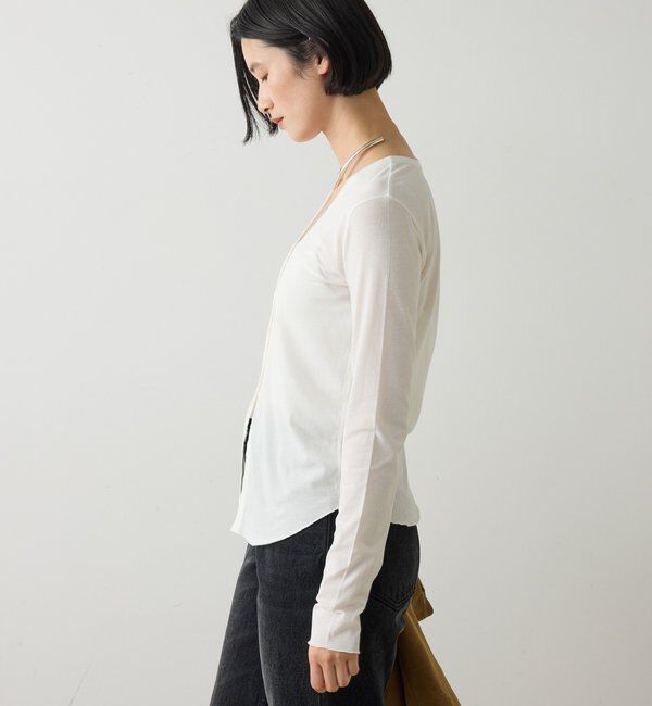  「【La nature linge】 キュプラハイツイストカーデ」|Tシャツ・カットソー|