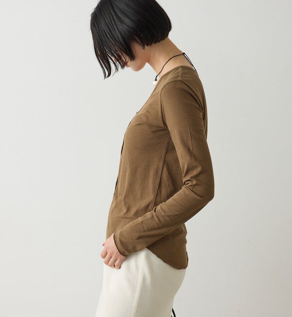  「【La nature linge】 キュプラハイツイストカーデ」|Tシャツ・カットソー|