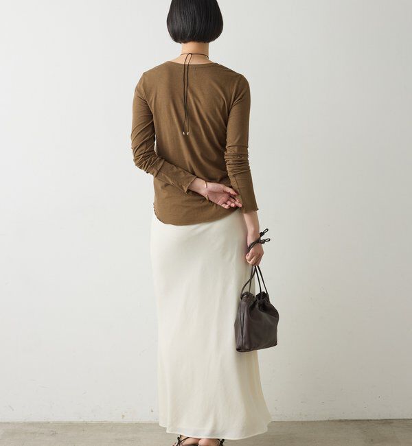  「【La nature linge】 キュプラハイツイストカーデ」|Tシャツ・カットソー|