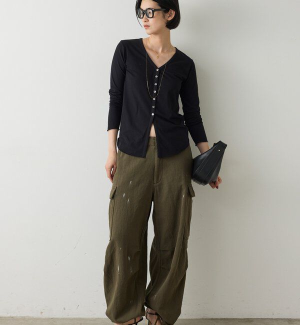  「【La nature linge】 キュプラハイツイストカーデ」|Tシャツ・カットソー|
