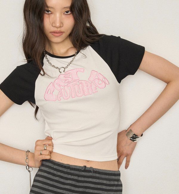  「【WEB限定カラーあり】デフォルメレースロゴチビT」|Tシャツ・カットソー|ホワイトその他1