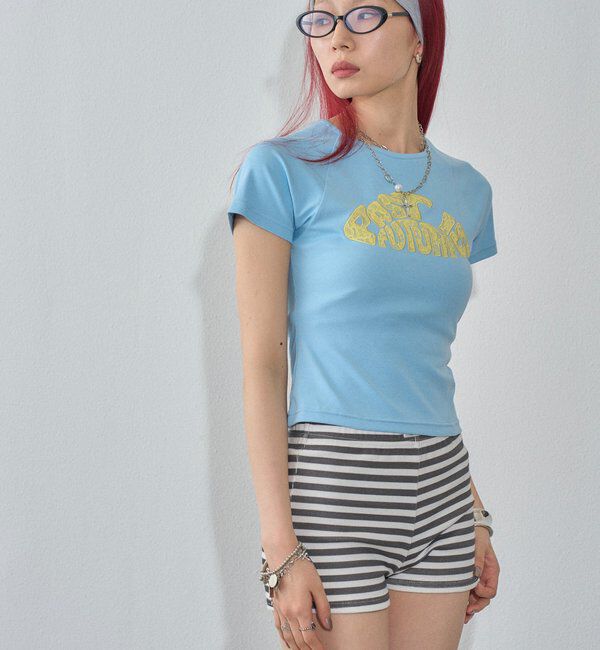  「【WEB限定カラーあり】デフォルメレースロゴチビT」|Tシャツ・カットソー|