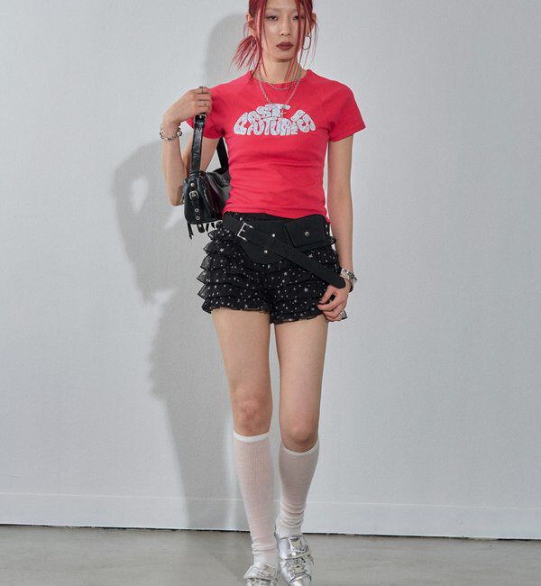  「【WEB限定カラーあり】デフォルメレースロゴチビT」|Tシャツ・カットソー|