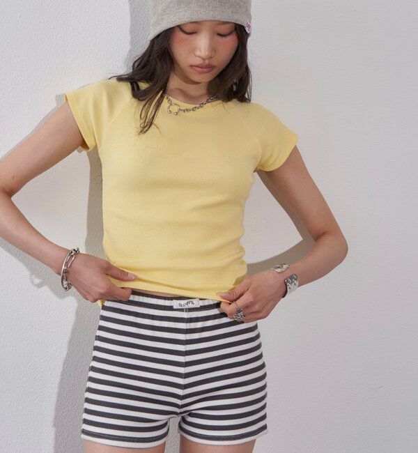  「【SLOPPY/WEB限定カラーあり】リブチビTEE」|Tシャツ・カットソー|