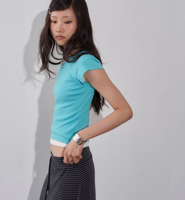  「【SLOPPY/WEB限定カラーあり】リブチビTEE」|Tシャツ・カットソー|