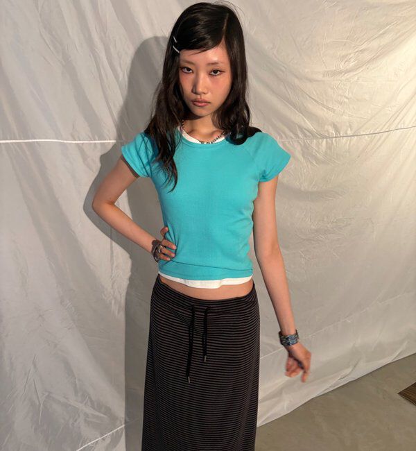  「【SLOPPY/WEB限定カラーあり】リブチビTEE」|Tシャツ・カットソー|