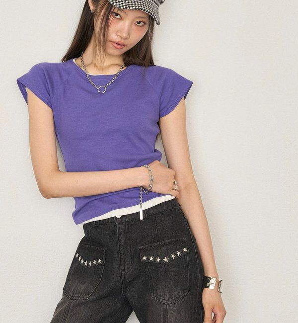  「【SLOPPY/WEB限定カラーあり】リブチビTEE」|Tシャツ・カットソー|