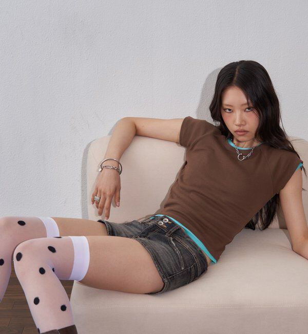  「【SLOPPY/WEB限定カラーあり】リブチビTEE」|Tシャツ・カットソー|
