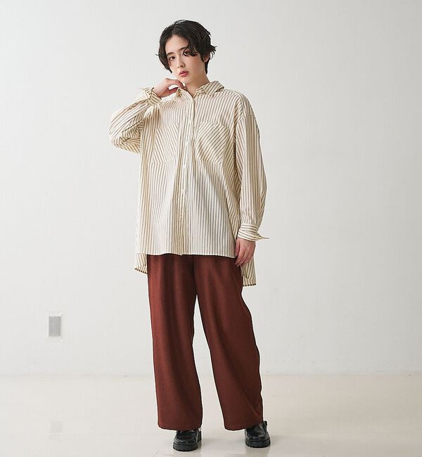 collex「パッチポケット バックギャザーシャツ」|シャツ・ブラウス|