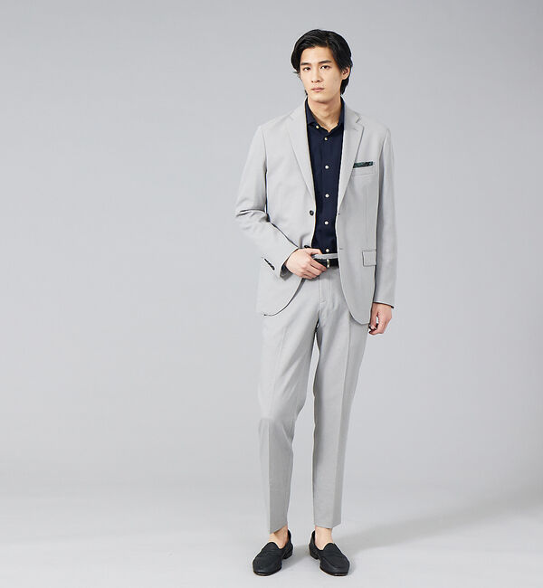 ABAHOUSE「【セットアップ対応】RIRANCHA ランダムマットストレッチ スラックスパンツ」|スラックス|