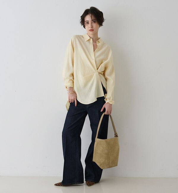 Rouge vif「【一部店舗限定】アシンメトリー変形2WAYシャツ」|シャツ・ブラウス|