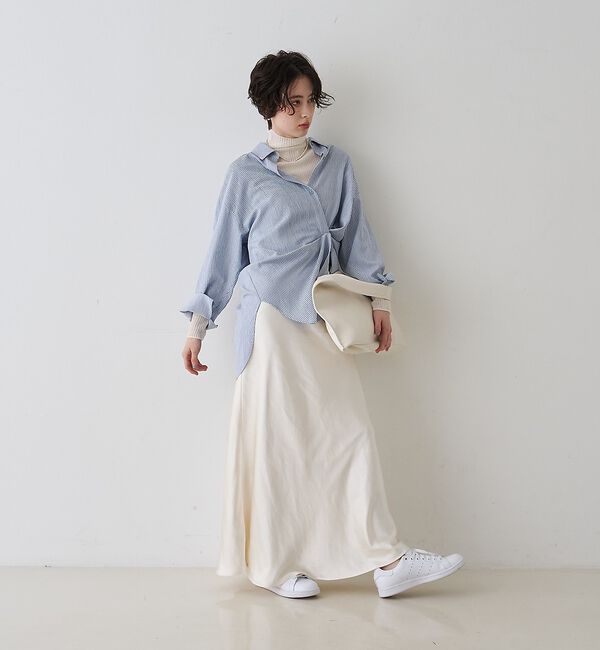 Rouge vif「【一部店舗限定】アシンメトリー変形2WAYシャツ」|シャツ・ブラウス|