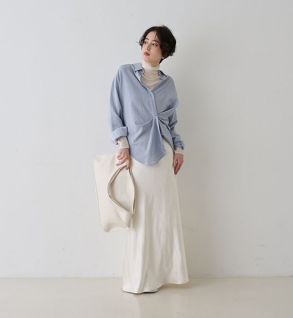 Rouge vif「【一部店舗限定】アシンメトリー変形2WAYシャツ」|シャツ・ブラウス|