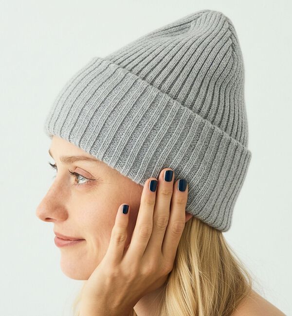 Rouge vif「【COSY/コージー】リブニットキャップ　ビーニー」|その他|