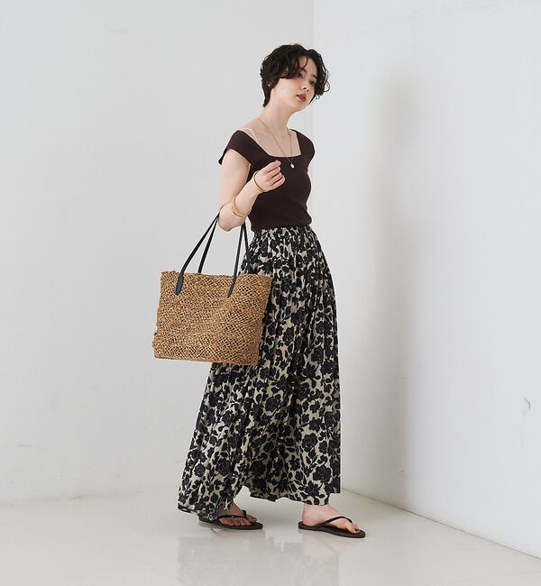 Rouge vif「【The Bagmati/ザ バグマティ】カゴトートバッグ」|かごバッグ|