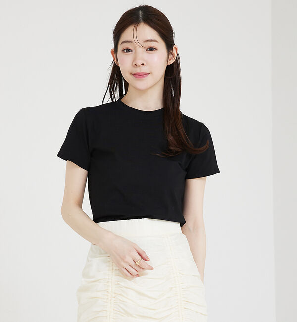 SELFIST「【フリル取り外し可能】ボリュームフリル袖付Tシャツ」|Tシャツ・カットソー|