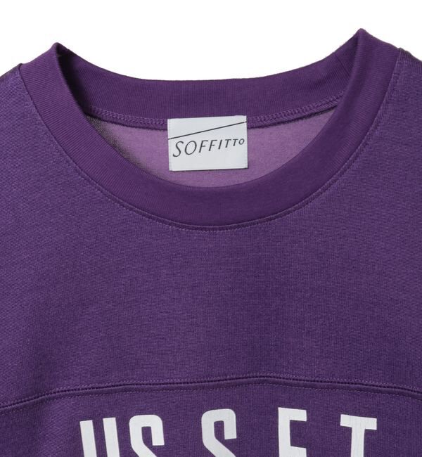 SOFFITTO「フットボールロングTシャツ」|Tシャツ・カットソー|