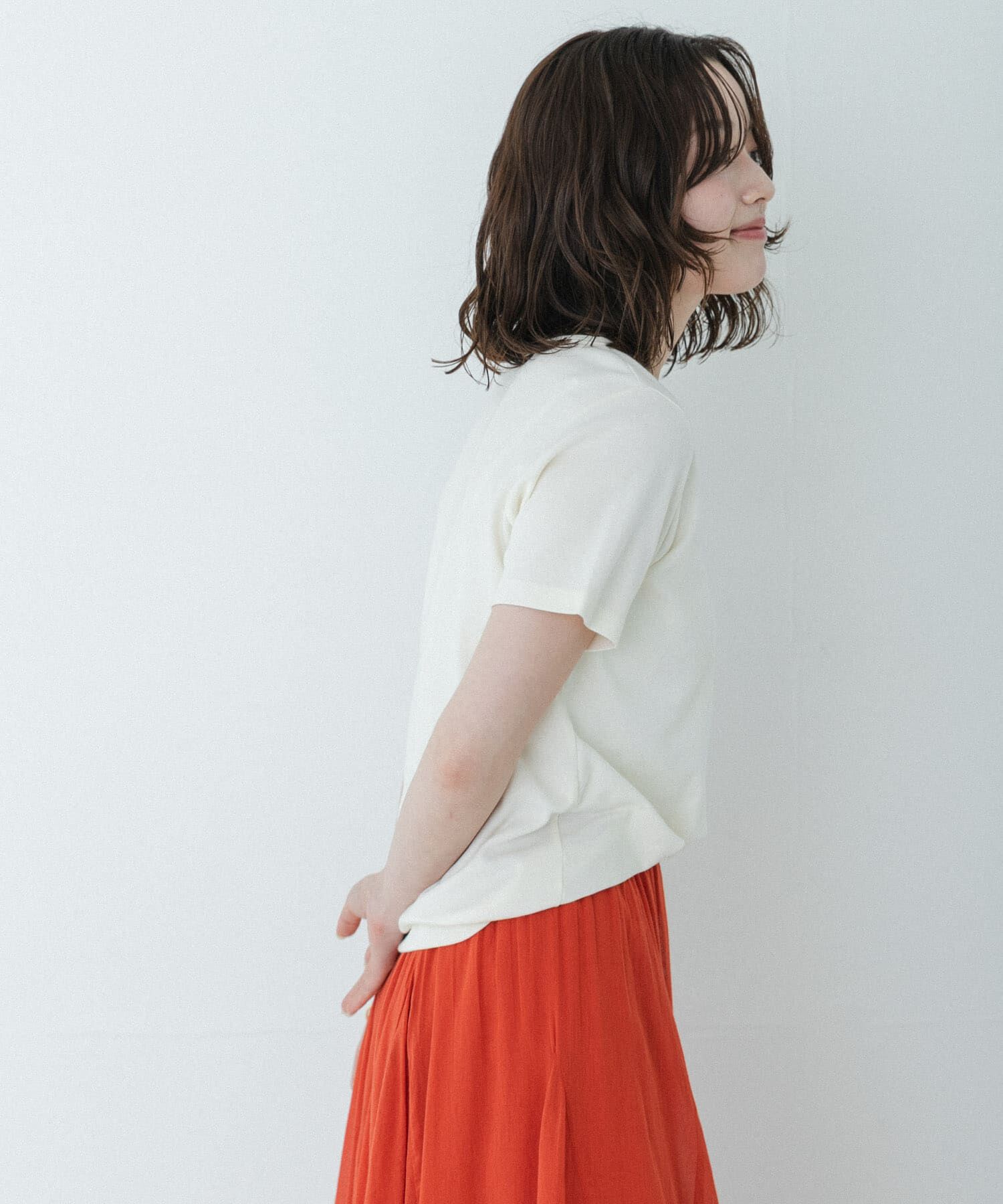 Sonny Label 「オーガニックコットンコンパクトスムースTシャツ」|Tシャツ・カットソー|