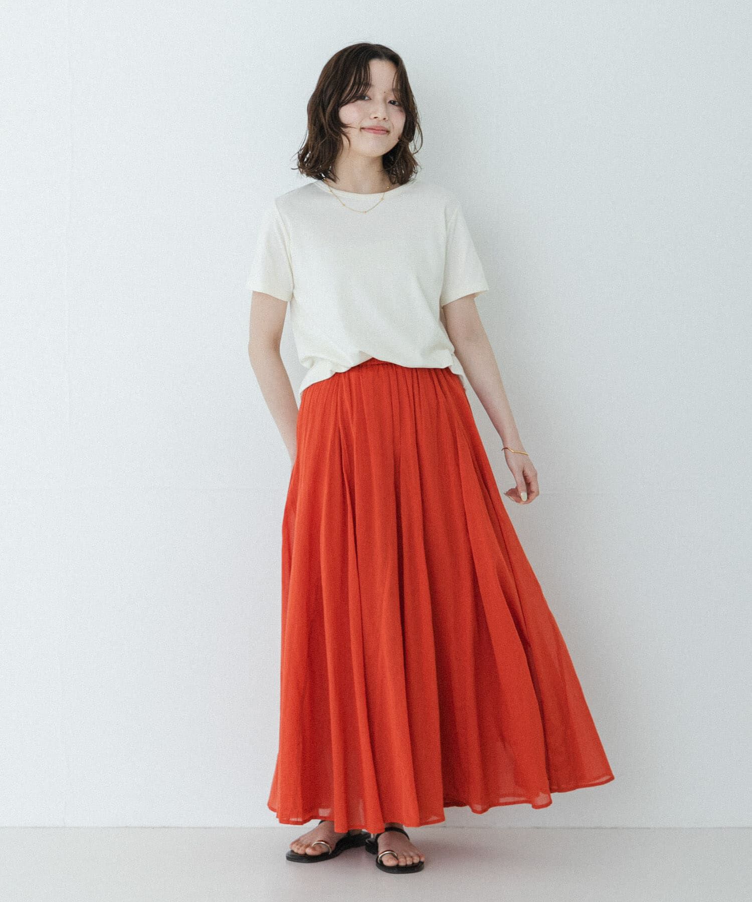 Sonny Label 「オーガニックコットンコンパクトスムースTシャツ」|Tシャツ・カットソー|