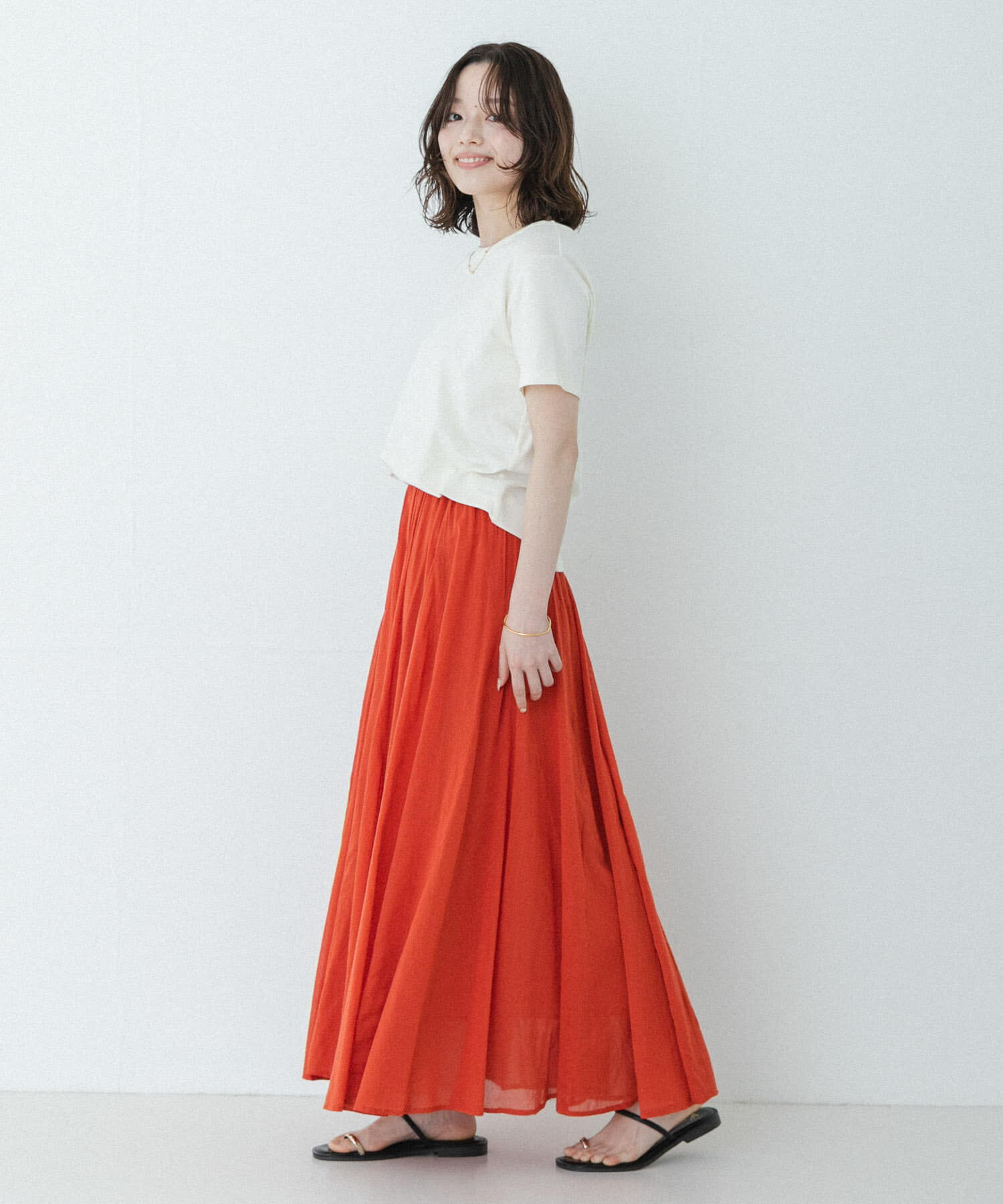Sonny Label 「オーガニックコットンコンパクトスムースTシャツ」|Tシャツ・カットソー|