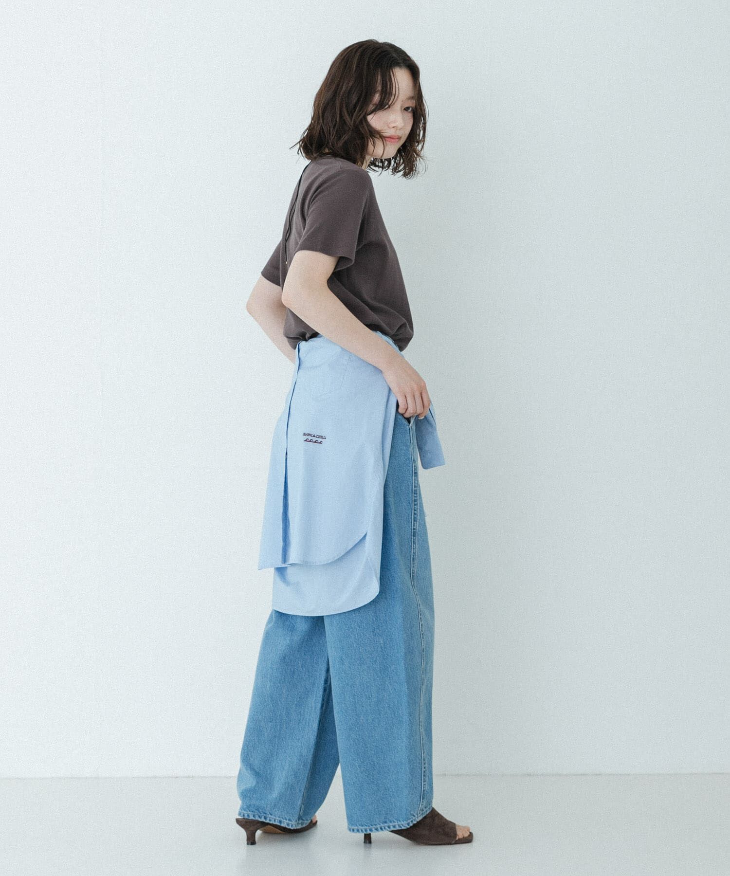 Sonny Label 「オーガニックコットンコンパクトスムースTシャツ」|Tシャツ・カットソー|