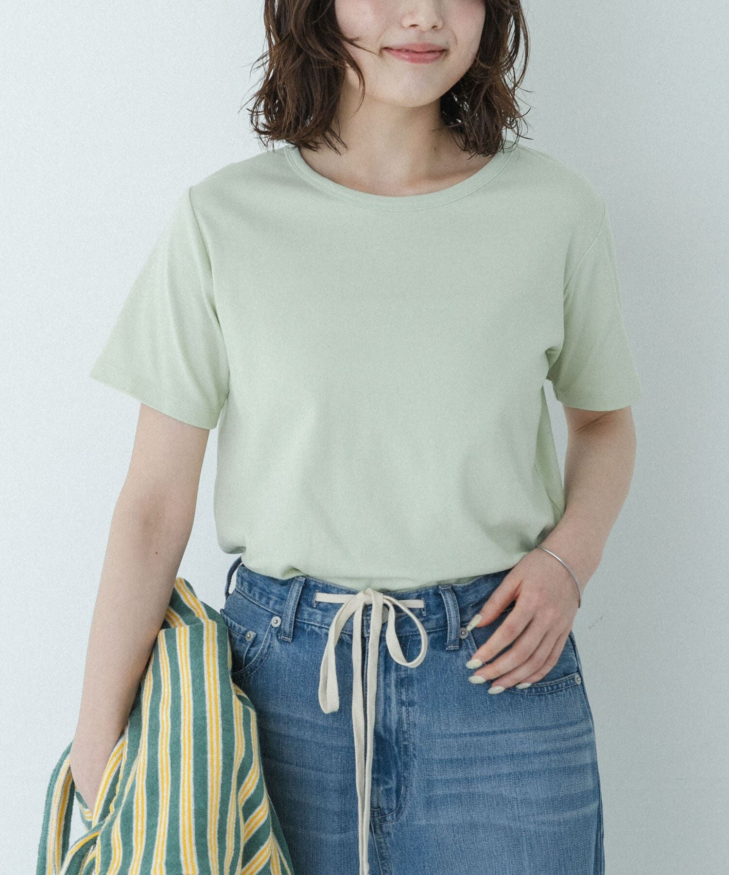 Sonny Label 「オーガニックコットンコンパクトスムースTシャツ」|Tシャツ・カットソー|