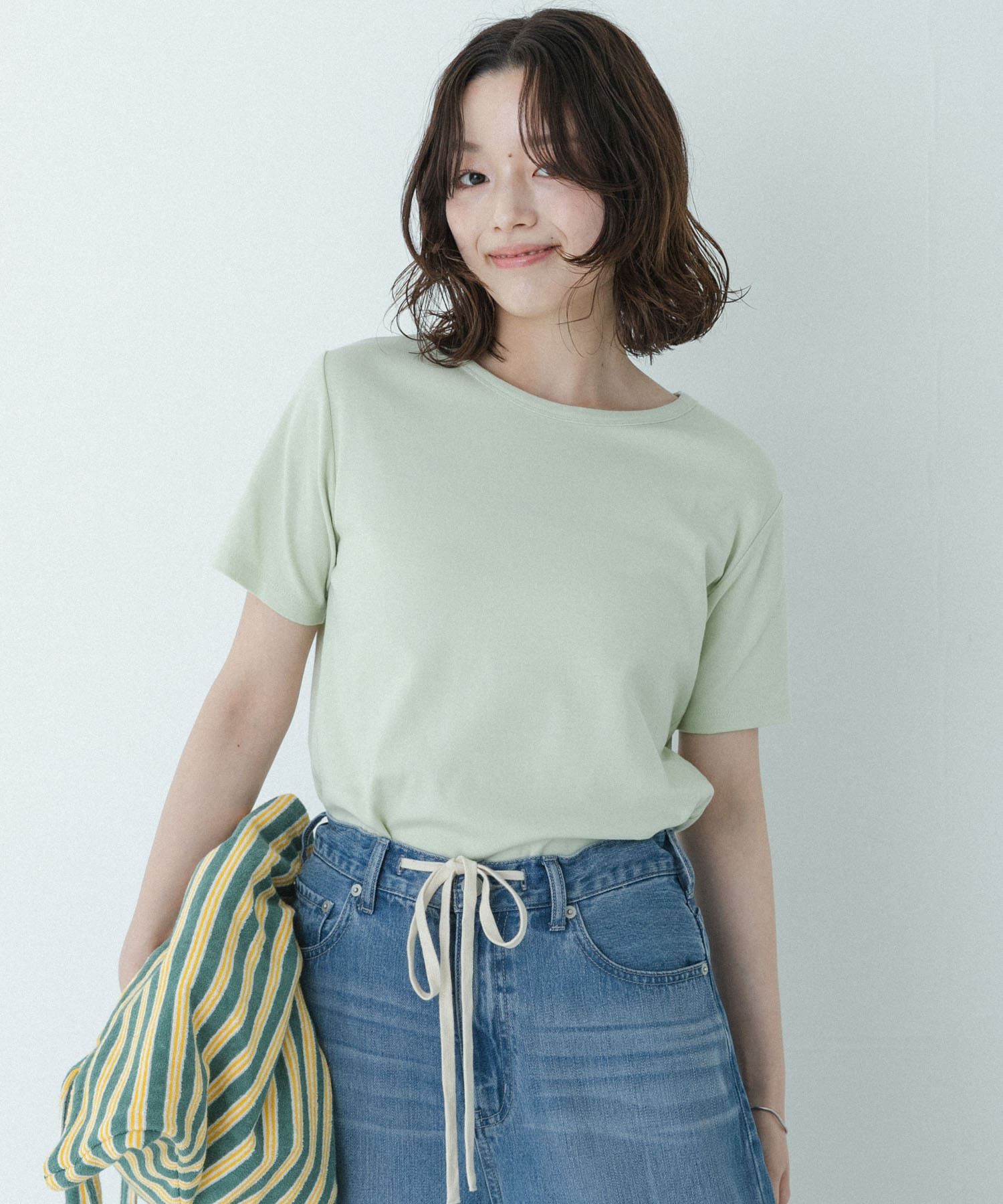 Sonny Label 「オーガニックコットンコンパクトスムースTシャツ」|Tシャツ・カットソー|