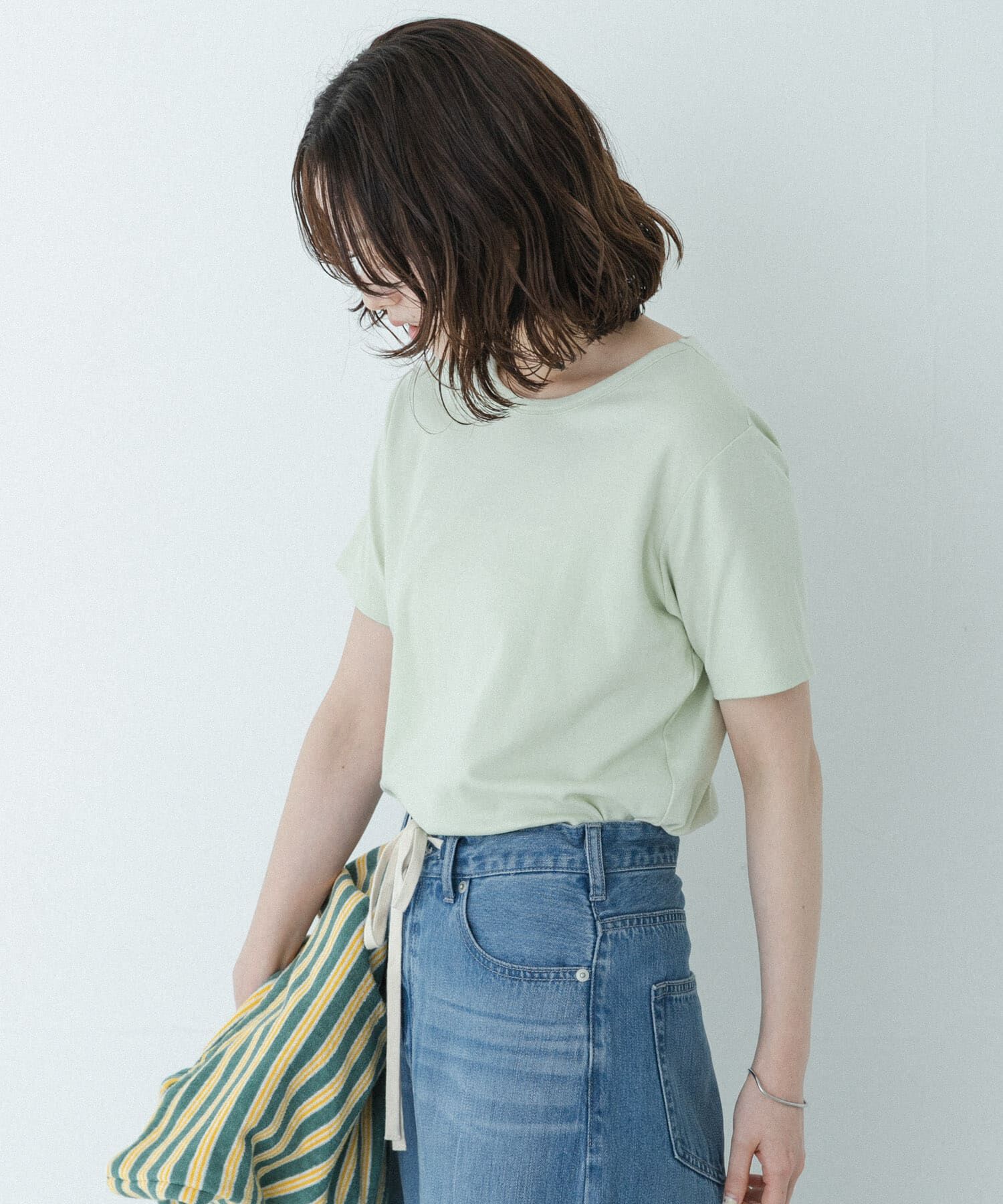 Sonny Label 「オーガニックコットンコンパクトスムースTシャツ」|Tシャツ・カットソー|