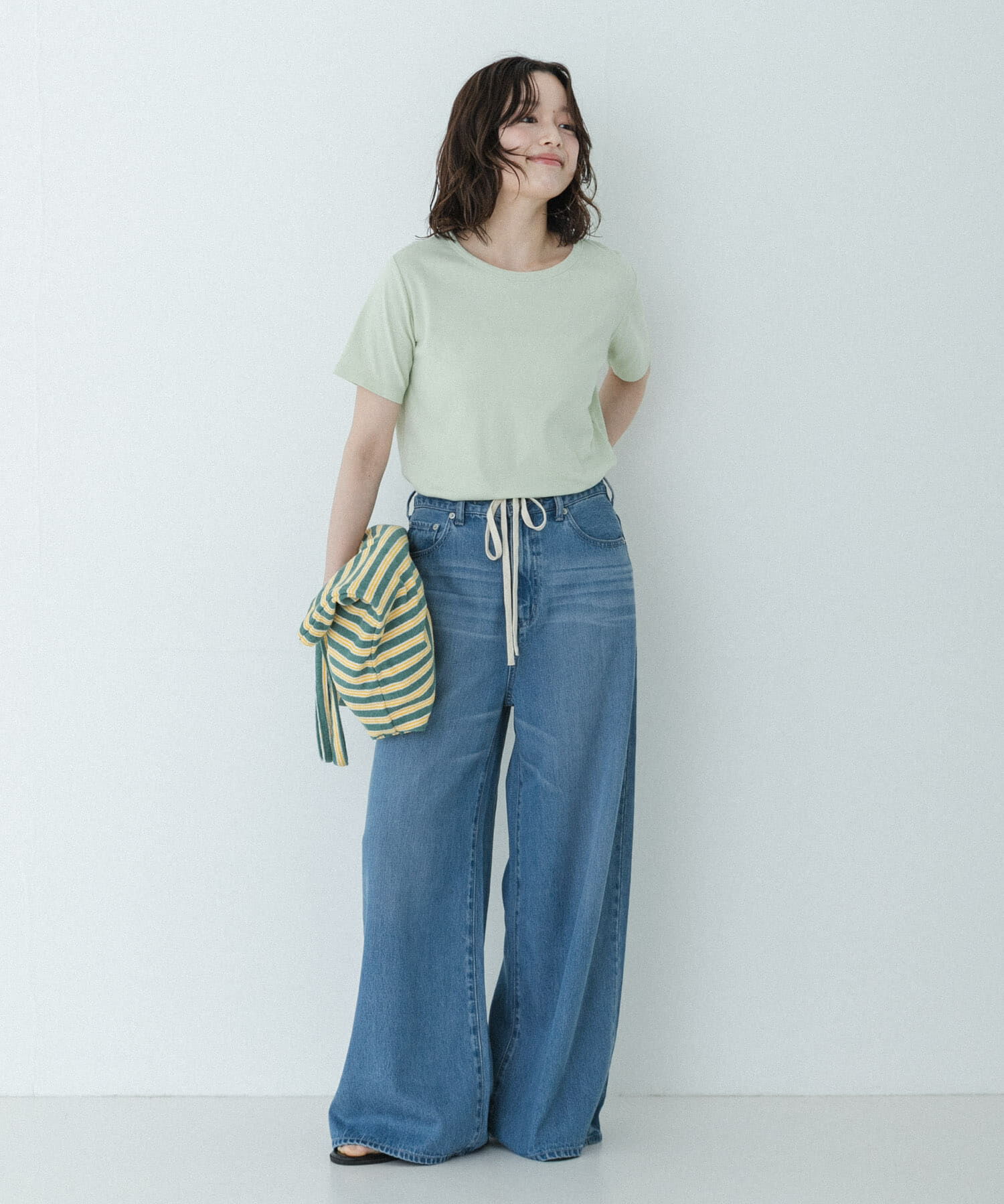 Sonny Label 「オーガニックコットンコンパクトスムースTシャツ」|Tシャツ・カットソー|