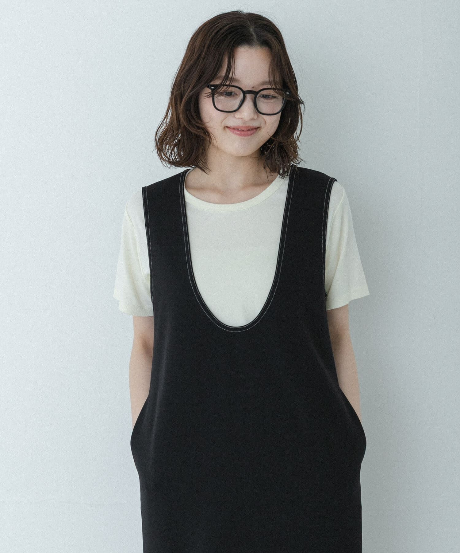 Sonny Label 「オーガニックコットンコンパクトスムースTシャツ」|Tシャツ・カットソー|