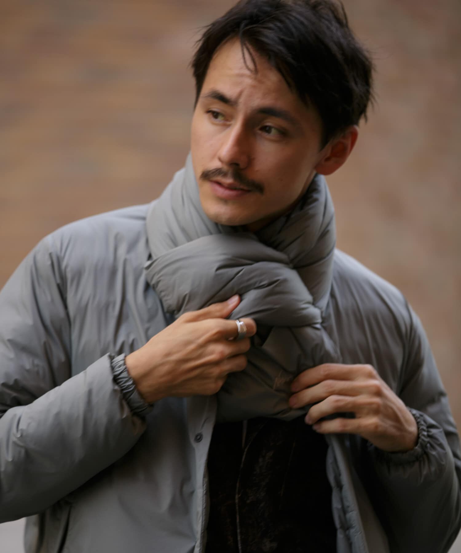 URBAN RESEARCH DOORS「『別注』NANGA&times;DOORS　DOWN MUFFLER」|マフラー|