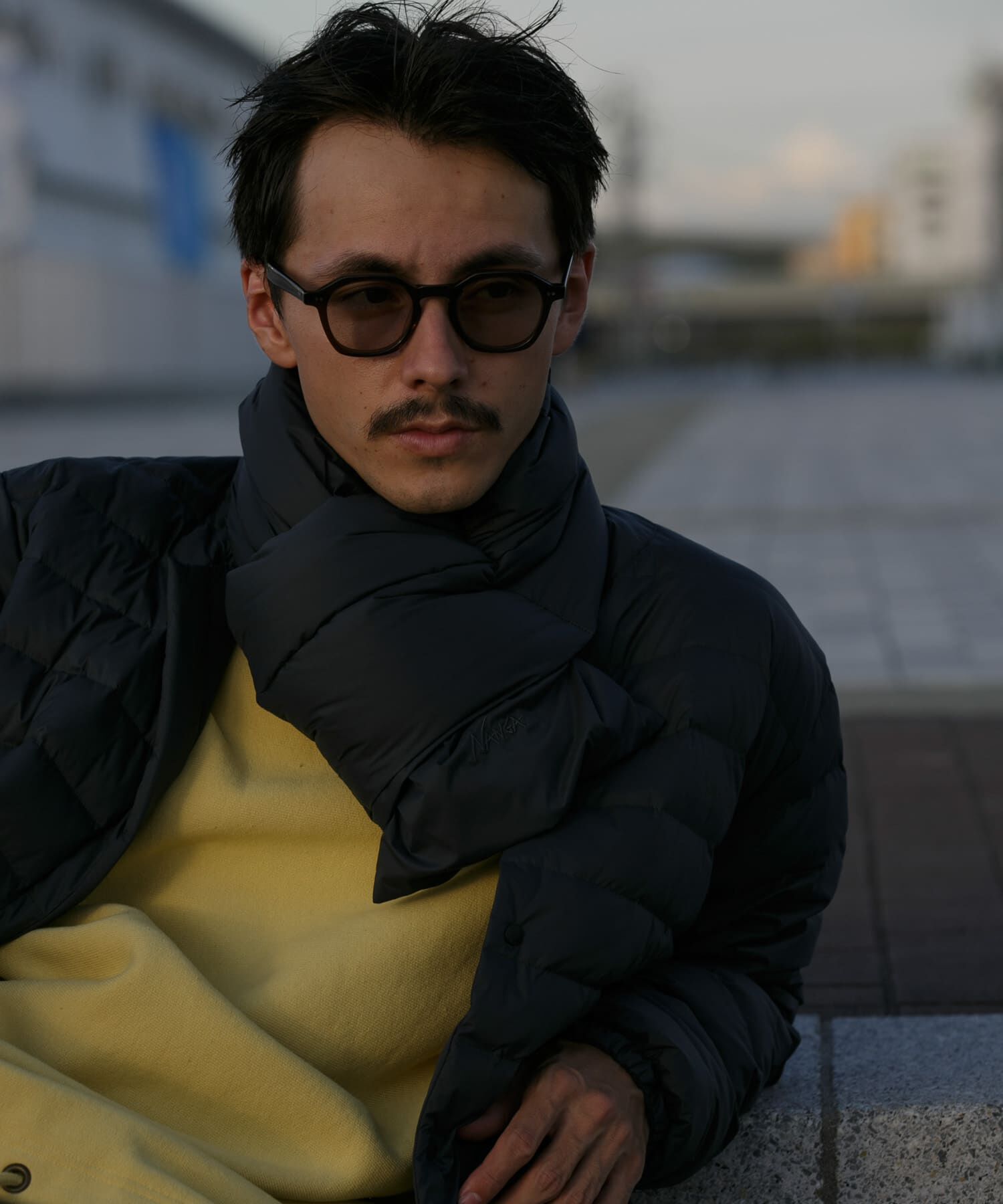 URBAN RESEARCH DOORS「『別注』NANGA&times;DOORS　DOWN MUFFLER」|マフラー|