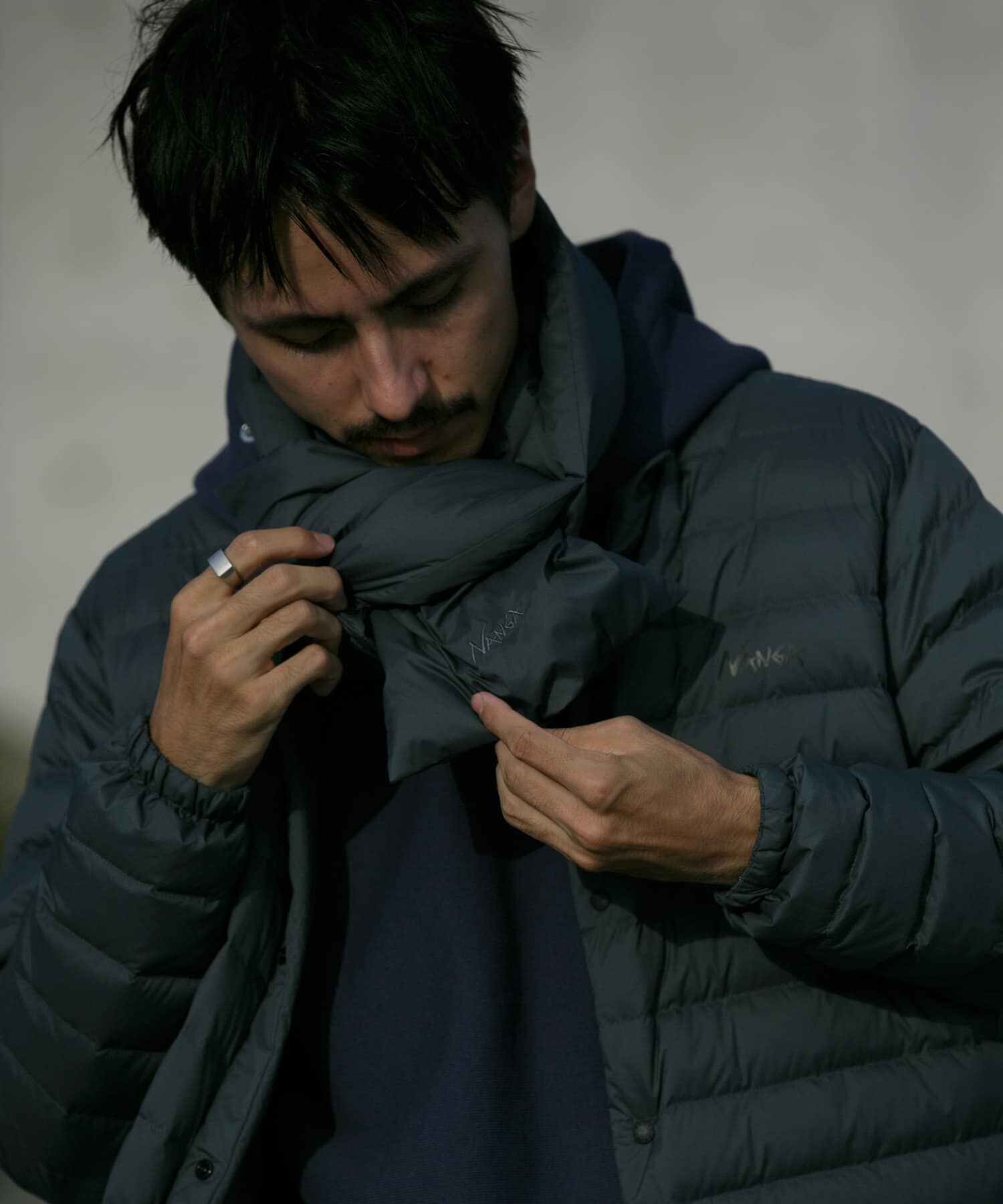 URBAN RESEARCH DOORS「『別注』NANGA&times;DOORS　DOWN MUFFLER」|マフラー|