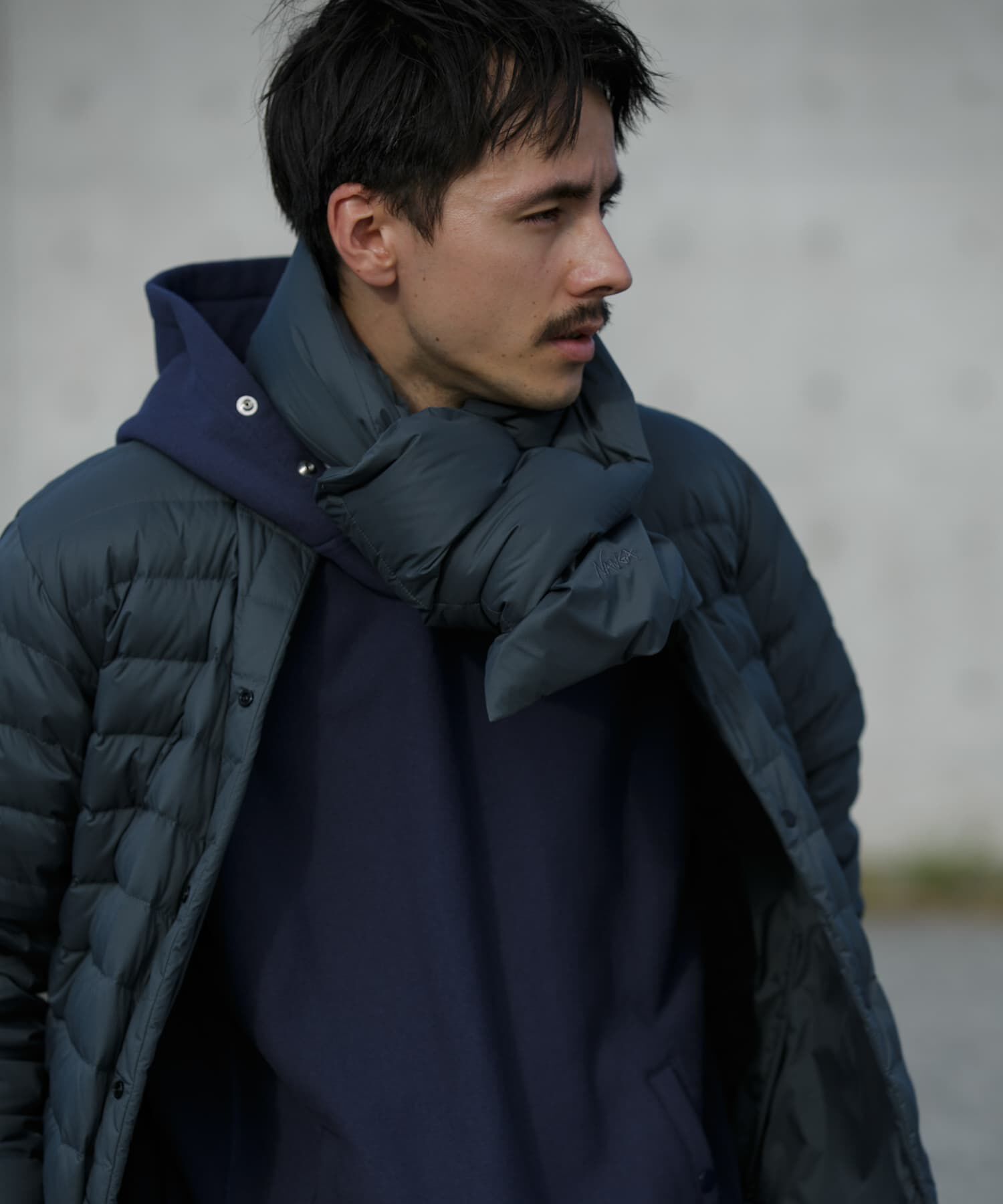 URBAN RESEARCH DOORS「『別注』NANGA&times;DOORS　DOWN MUFFLER」|マフラー|