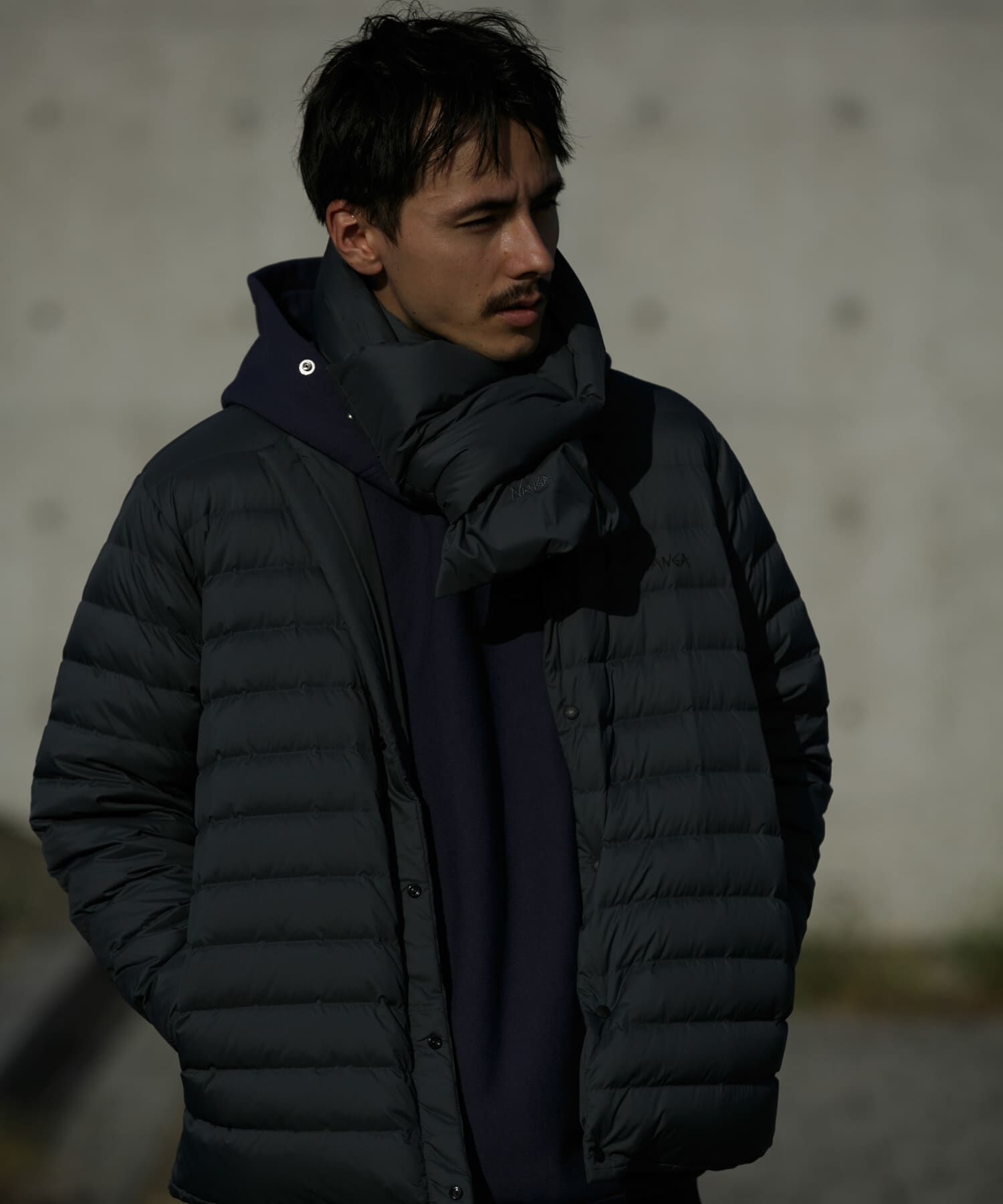 URBAN RESEARCH DOORS「『別注』NANGA&times;DOORS　DOWN MUFFLER」|マフラー|