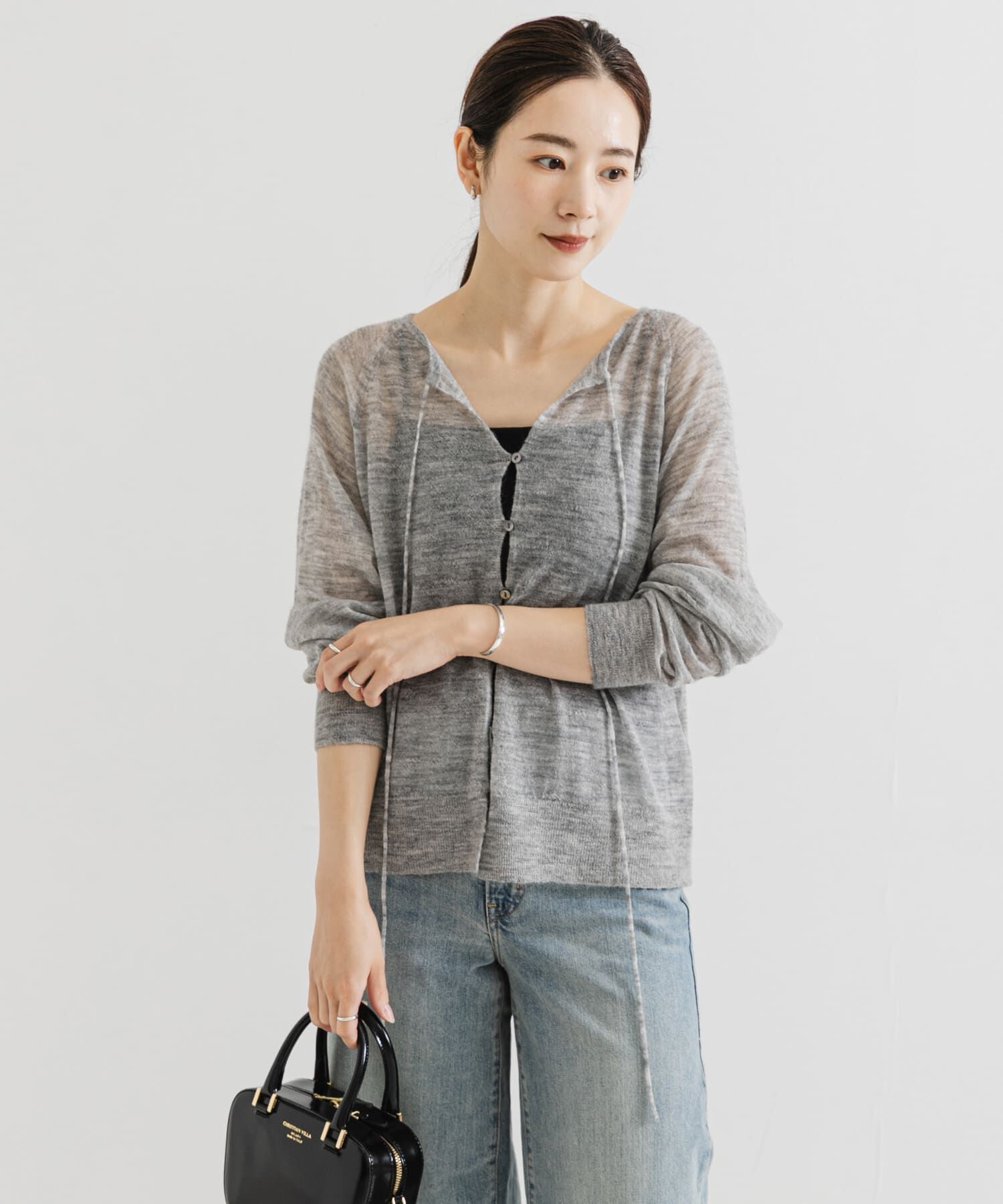 URBAN RESEARCH「ヘアリーショートカーディガン」|カーディガン|