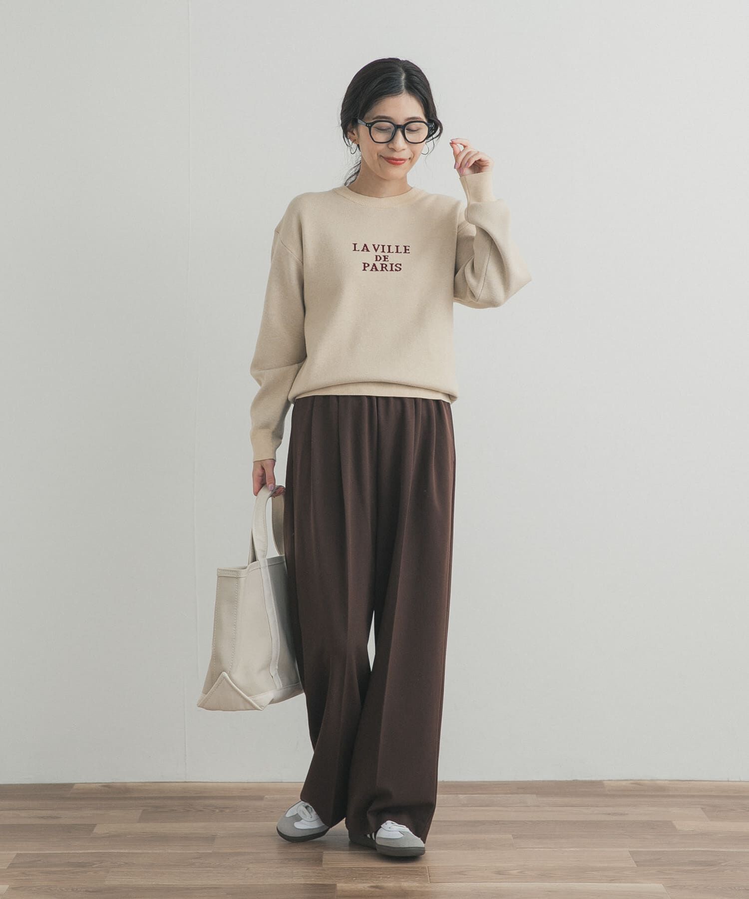 URBAN RESEARCH DOORS「ロゴソフトニットプルオーバー」|ニット・セーター|