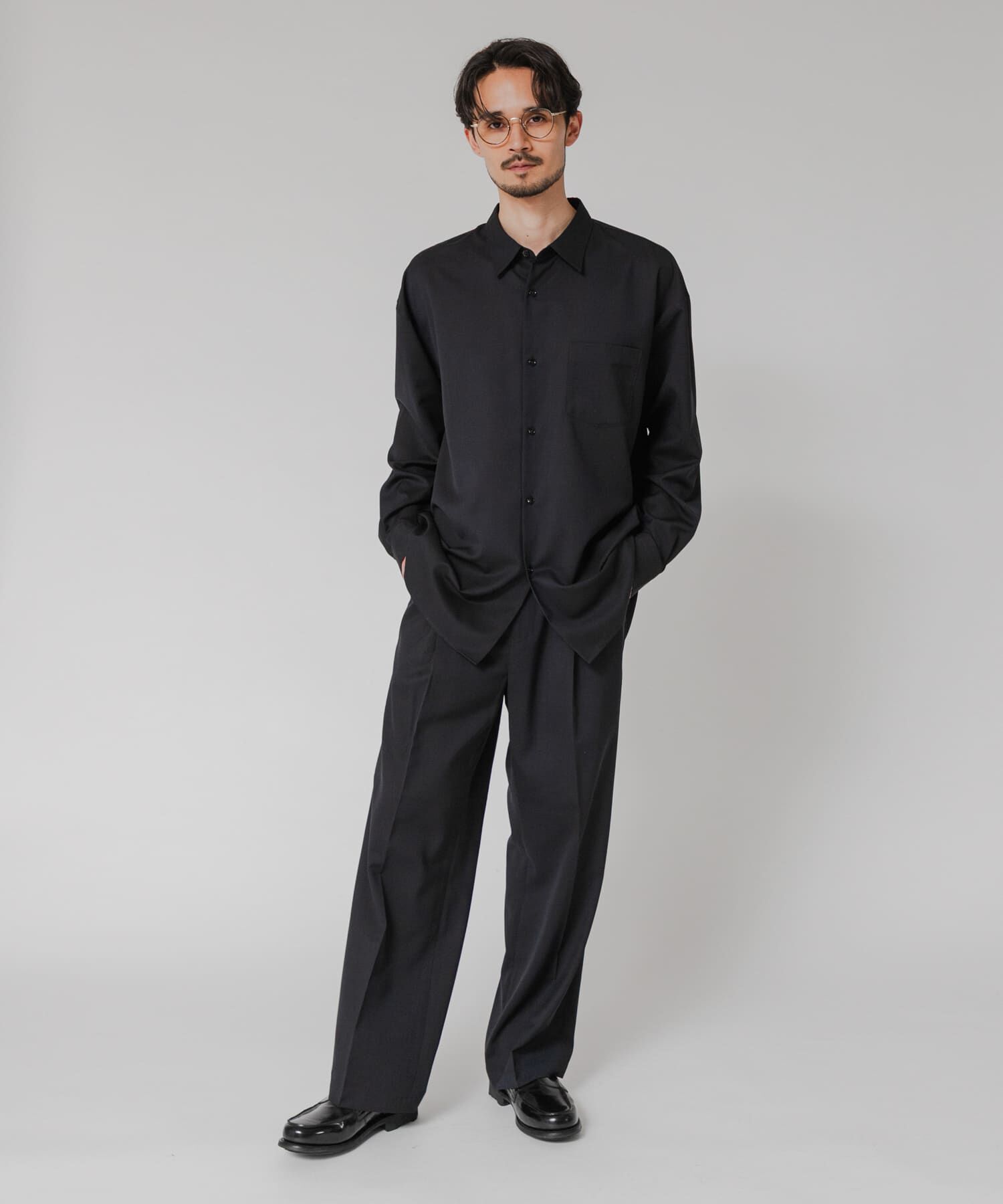 URBAN RESEARCH「『洗濯可/防シワ/接触冷感』WASHABLE WOOL EASY TROUSER」|その他|ネイビー