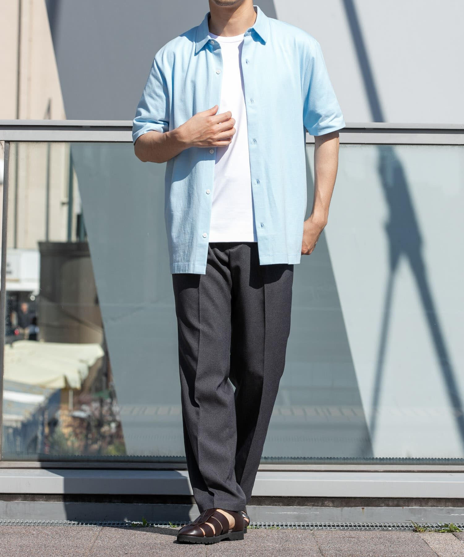 URBAN RESEARCH ROSSO「『XLサイズあり』『UR TECH』汗ジミ防止レギュラーシャツ」|シャツ・ブラウス|