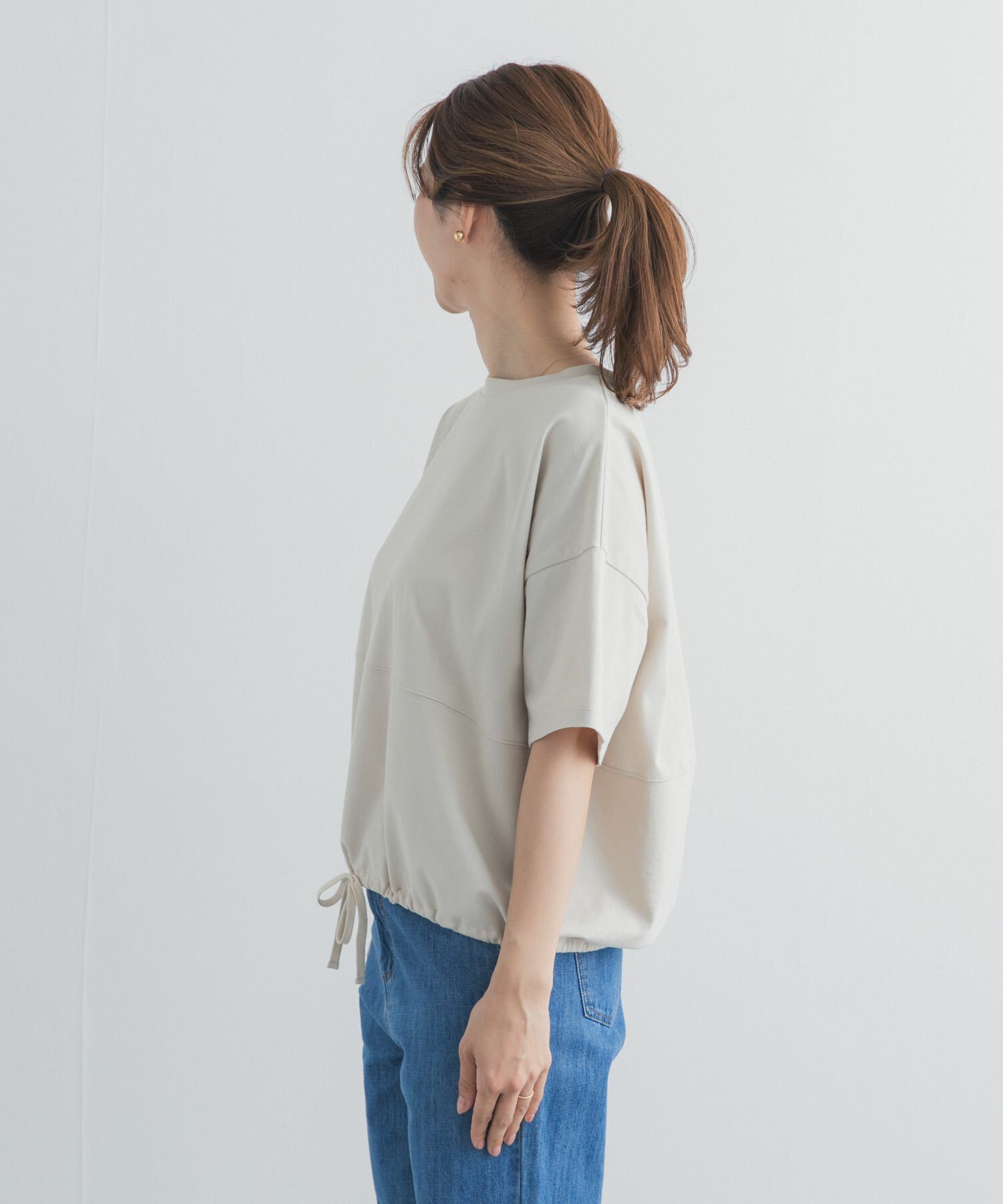 URBAN RESEARCH DOORS「ヘムドロストプルオーバー」|Tシャツ・カットソー|