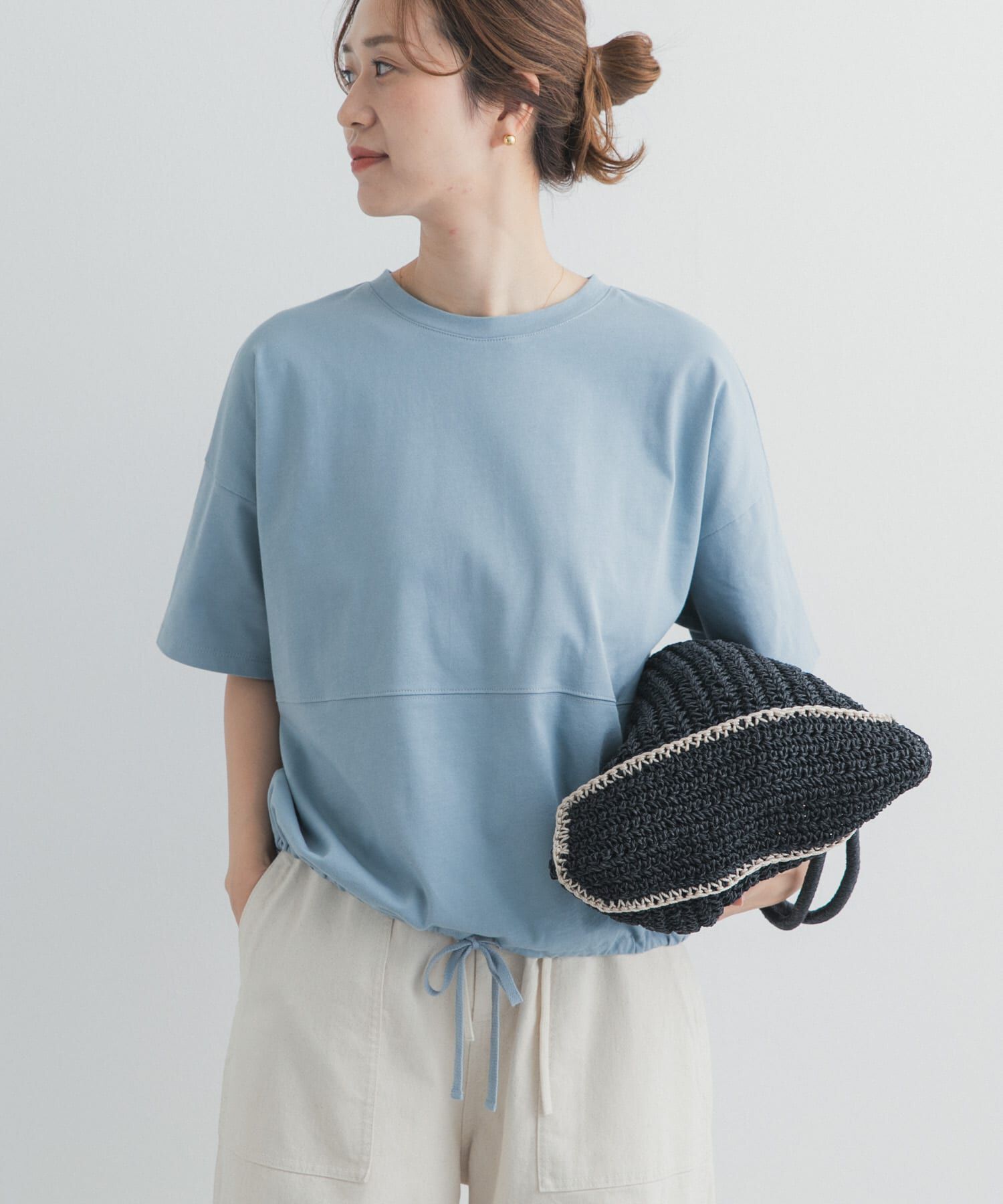 URBAN RESEARCH DOORS「ヘムドロストプルオーバー」|Tシャツ・カットソー|