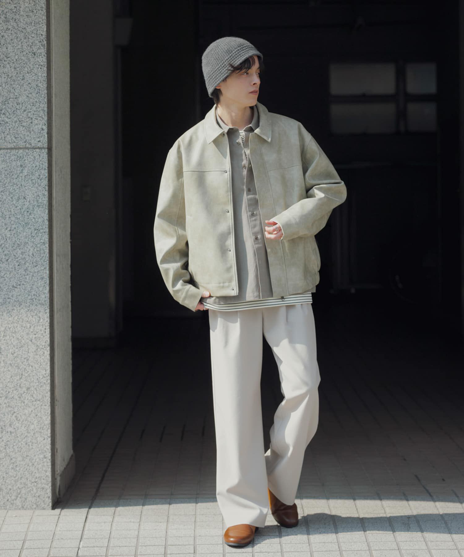 SENSE OF PLACE by URBAN RESEARCH「FLジップブルゾン」|ブルゾン・スタジャン|