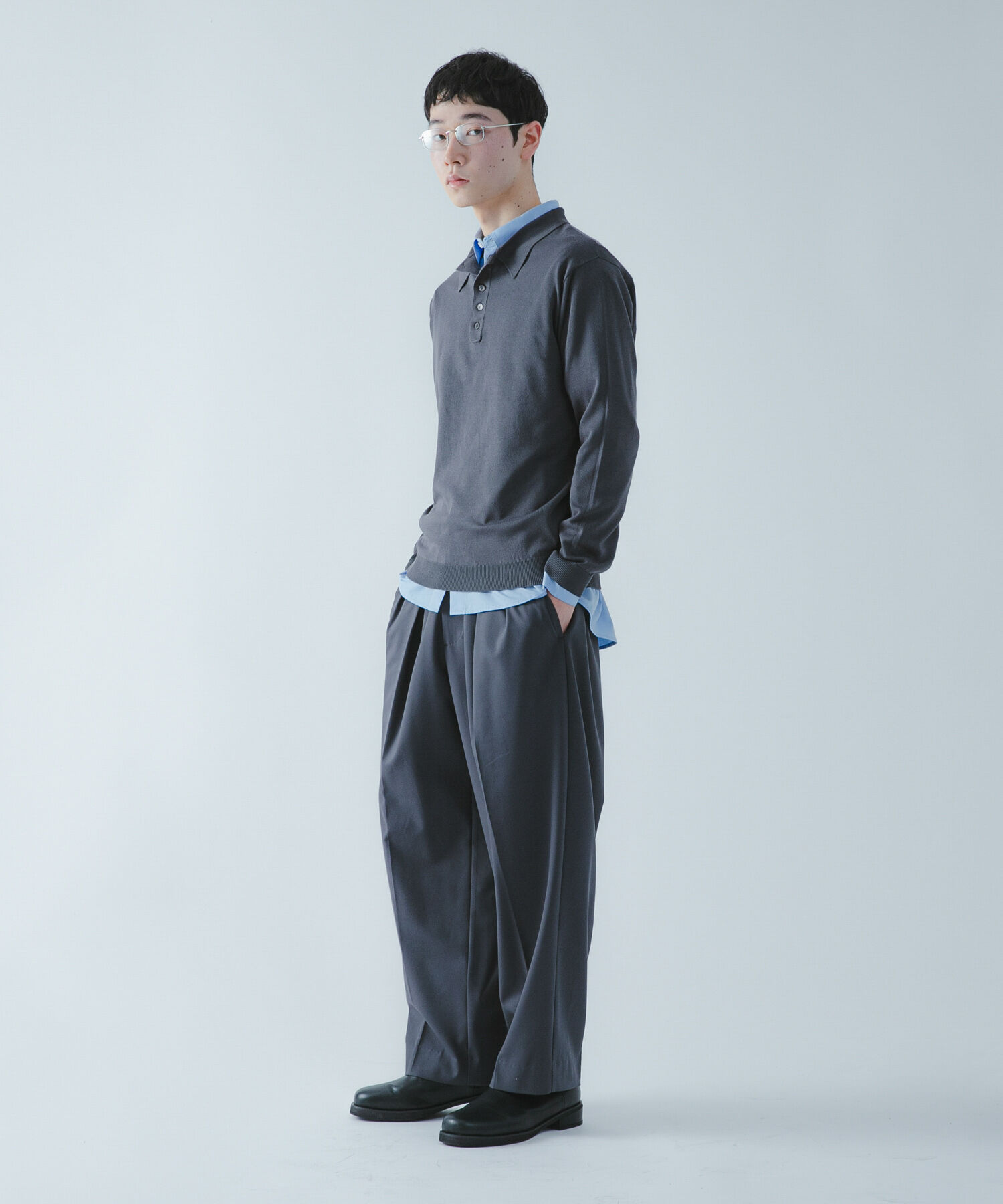 SENSE OF PLACE by URBAN RESEARCH「『洗濯可/防花粉』SKINProofニットポロシャツ」|ニット・セーター|