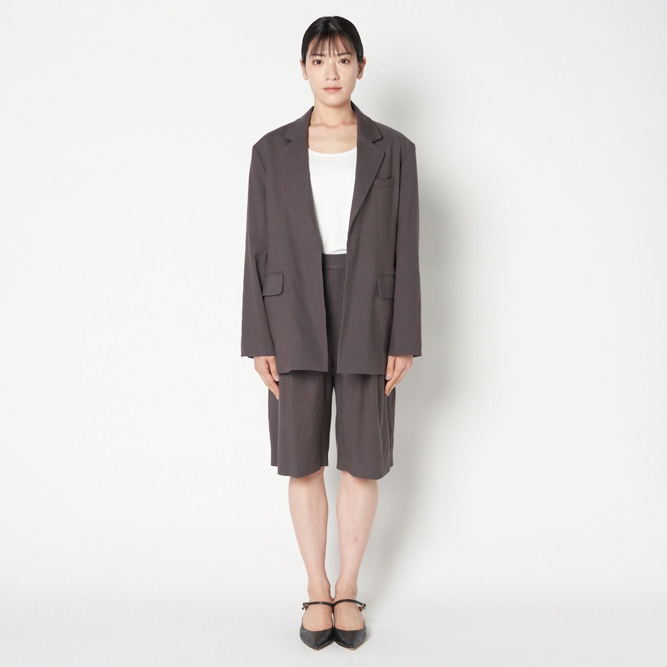HELIOPOLE「HELIOPOLE the Editor PT(bio linen Bermuda)」|チノ|