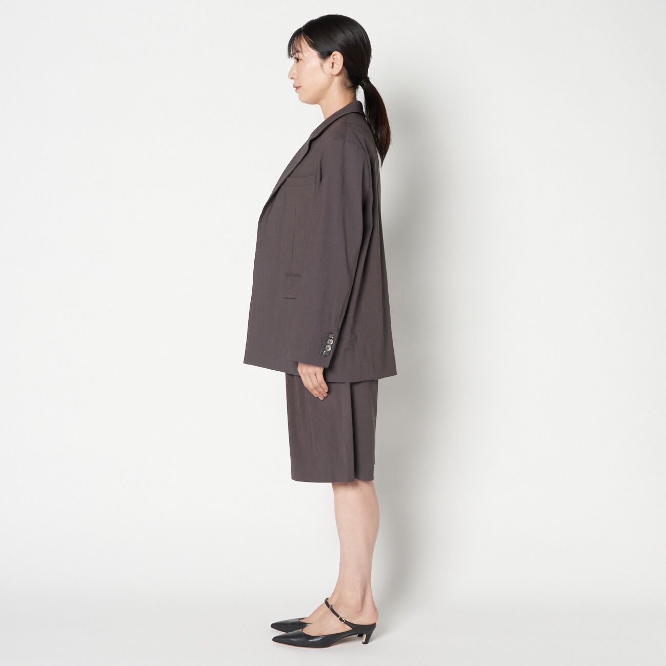 HELIOPOLE「HELIOPOLE the Editor PT(bio linen Bermuda)」|チノ|