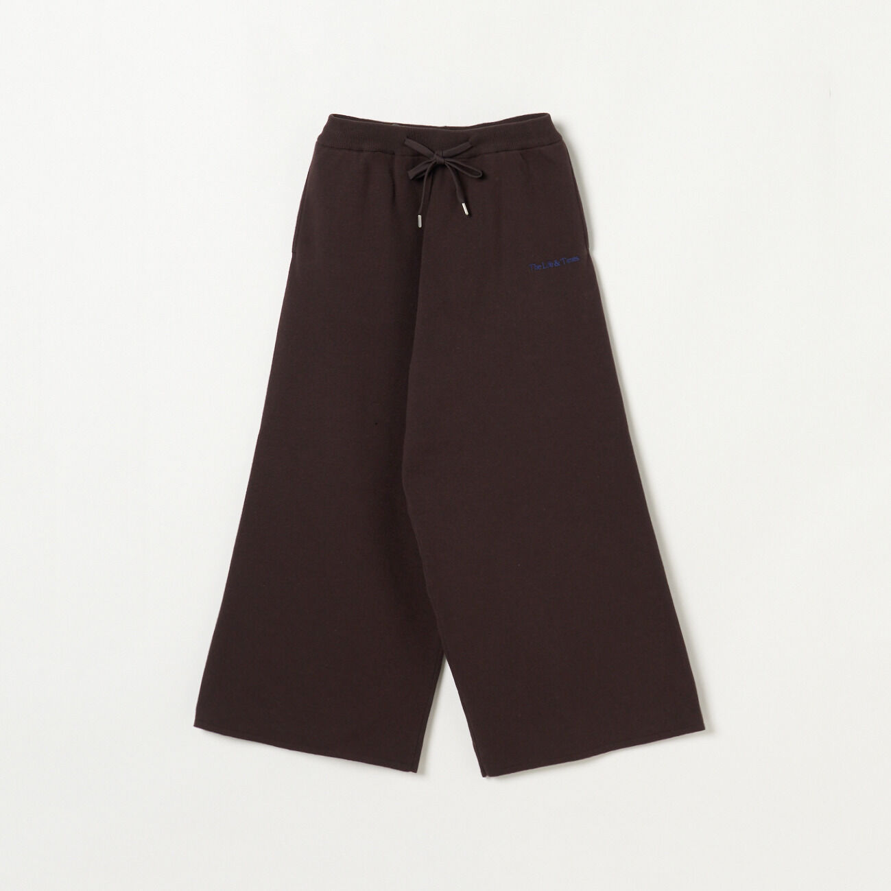  「J.J.Mercer KNIT WIDE PANTS」|チノ|ブラウン
