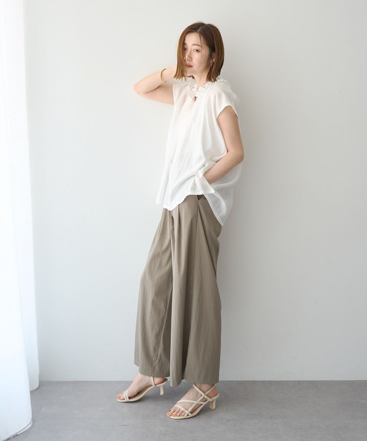 YECCA VECCA「ドライタッチストレッチワイドパンツ」|その他|