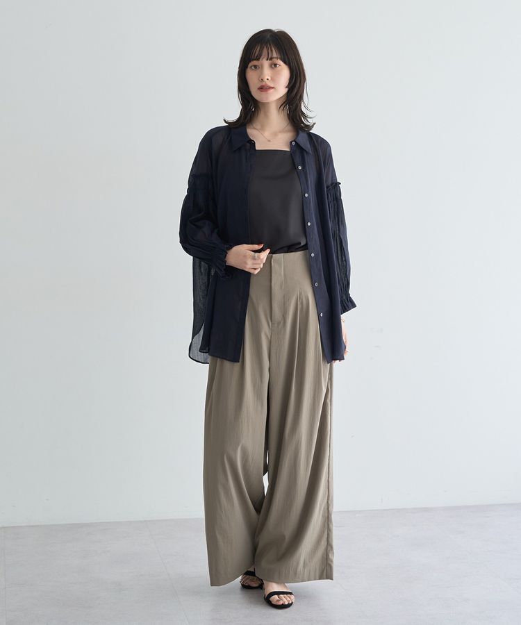 YECCA VECCA「ドライタッチストレッチワイドパンツ」|その他|