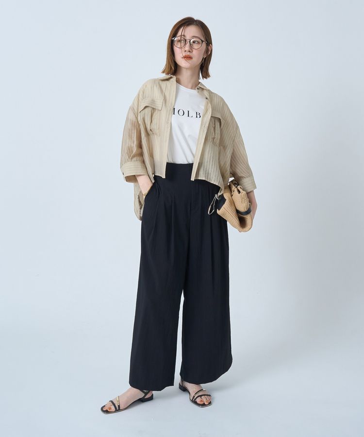 YECCA VECCA「ドライタッチストレッチワイドパンツ」|その他|