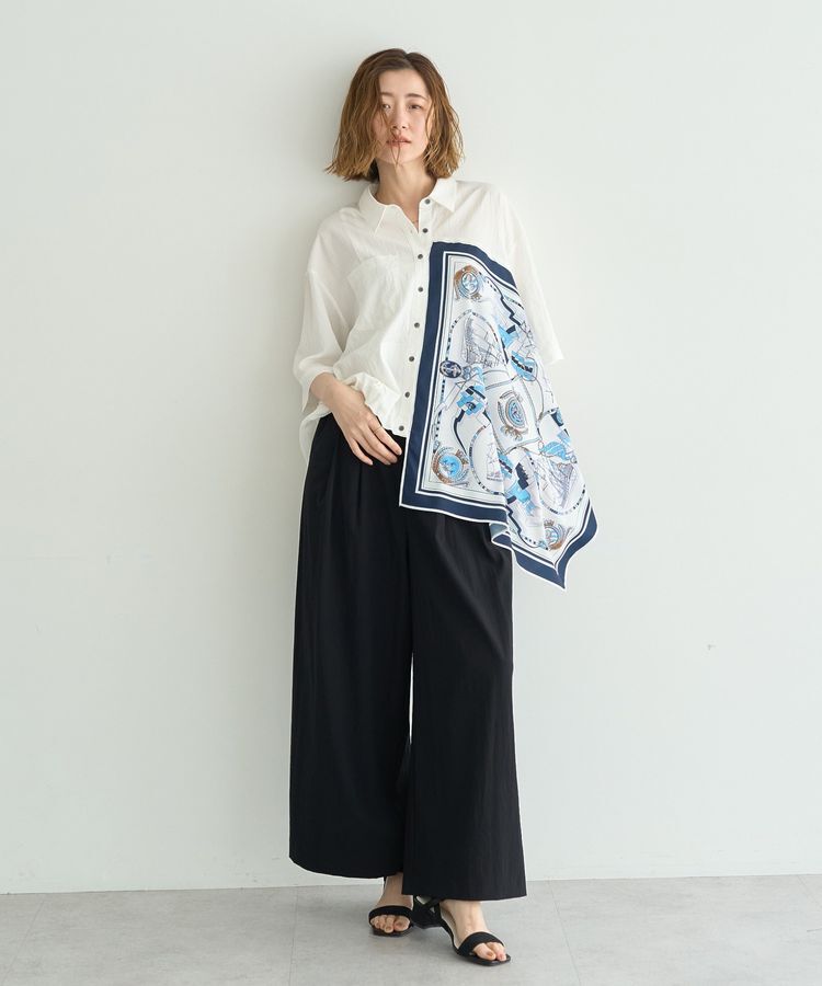 YECCA VECCA「ドライタッチストレッチワイドパンツ」|その他|